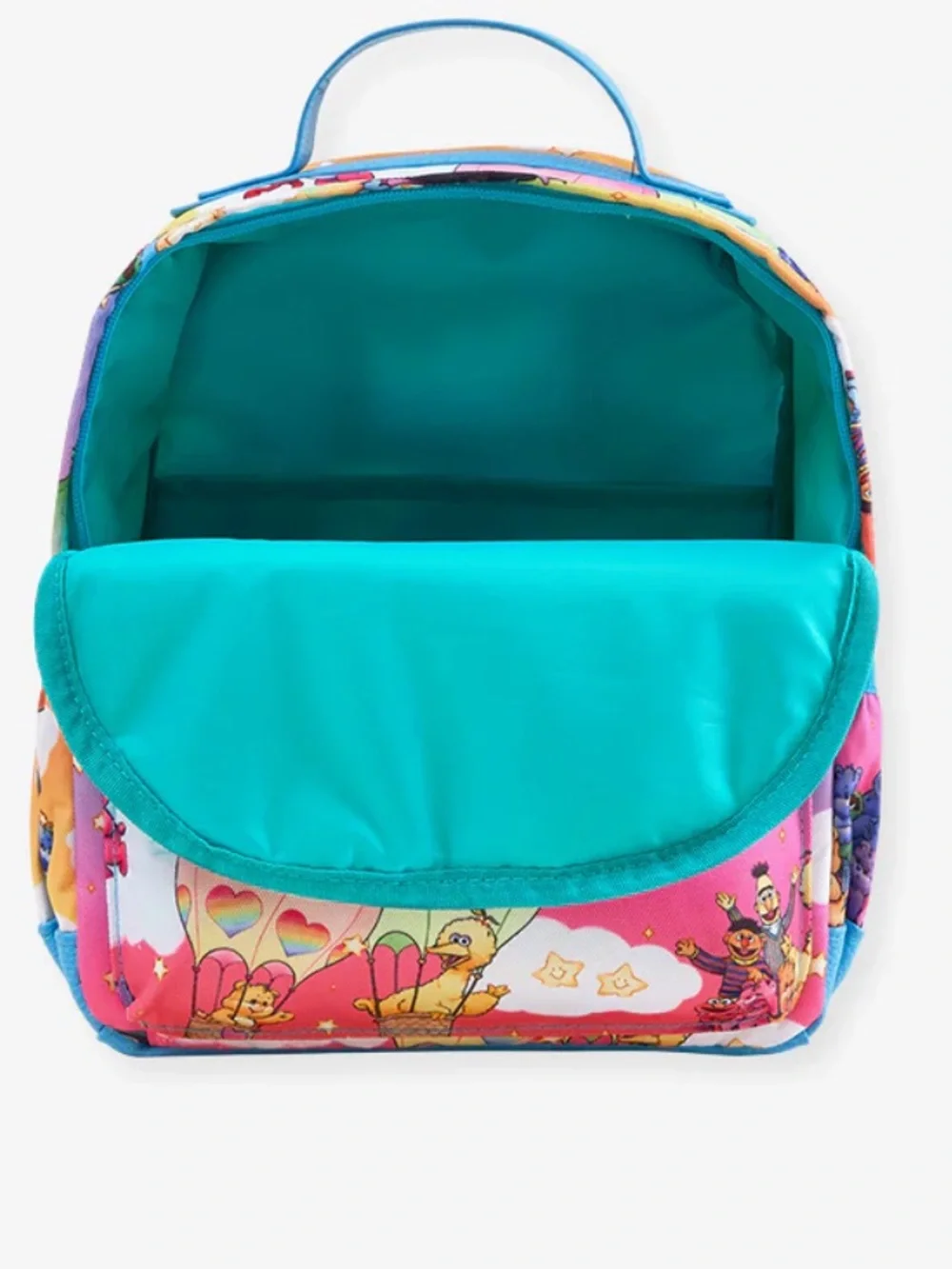 Posh Peanut Care Bears x Sesame Friends Mini Backpack - Yellow Plush Accent